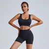 Yoga Set Women's Vest And Shorts by FitiqueFit