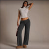 Women’s Striped Wide Leg Flared Casual Pants