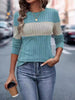 Color Block Round Neck T-Shirt by Simply Love