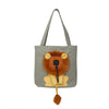 Soft Pet Carriers Lion Design Portable Breathable Bag Cat Dog Carrier Bags Outgoing Travel Pets Handbag With Safety Zippers by My Store