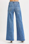 RISEN High Rise Wide Leg Jeans Plus Size