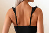 Women's Ruffle Trim Bikini Three-Piece Swimsuit Set by FitiqueFit