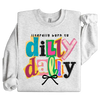 Preppy Girl Collage Y2K Sweatshirt by Dog Mom Hat