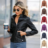 Women’s Classic Leather Jacket – Chic Streetwear Outerwear by FitiqueFit