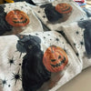 Spooky Cat Crewneck – Vintage Wash Halloween Spooky Season Crewneck, Unisex Cat Lovers Sweatshirt by Dog Mom Hat