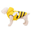 Warmly Dog Coat Cute Bees Pets Costume Outfit Winter Dogs Clothes For Cold Weather Small Medium Large Dogs Jacket by My Store