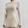 Women’s Ribbed V‑Neck Top & Pants Set by FitiqueFit