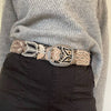 Wildroot Artisan Embroidered Belt, Black