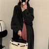 Idle Style Mid-length Sweater Cardigan Coat Women