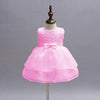 Solid Color Flower Girl Children's Dress