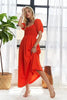 Popcorn Smocked Puff Sleeve Dress For Women – Textured, Elegant, Fluttering, Feminine, Stylish, Trendy For Special Occasions by Stevvex