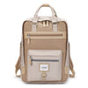 Solid Color Mommy Student Schoolbag Backpack
