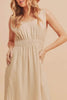 Side Slit Round Neck Sleeveless Maxi Tank Dress For Women – Fluttering, Versatile and Comfortable Dress with Side Slits for Relaxed, Breezy Style by Stevvex