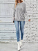 Casual Decor Button Long Sleeve T-Shirt by Simply Love