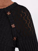 Ribbed Knit T-Shirt with Lace Shoulder Detail by Simply Love