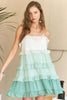 New Summer Swiss Dot Ruffled Tiered Mini Dress For Women – Feminine, Elegant, Playful, Sophisticated, Flirty Mini Dress for Special Occasions by Stevvex