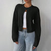 Light Ribbed Button-Up Cardigan by FitiqueFit