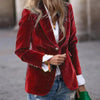 Women’s Slim-Fit Notch-Lapel Blazer by FitiqueFit