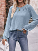 Ruffle Cuff Long Sleeve T-Shirt by Simply Love