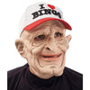 Halloween Granny Mask Latex Headgear Wig Mask by My Store