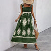 Women’s Wide-Strap Printed Maxi Dress by FitiqueFit