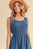 New Summer Side Slit Round Neck Sleeveless Tank Dress For Women Casual, Comfortable & Effortlessly Stylish for Warm Weather by Stevvex