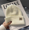 Women’s Winter Solid Color Knitted Hat – Soft Warm Everyday Beanie by FitiqueFit