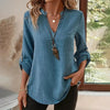 Womens Casual Summer Shirts Notch V Neck Blouses by FitiqueFit