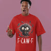 "F-CAW-F" Crow T-Shirt – Funny Black Bird Tee by Dog Mom Hat