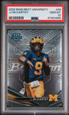 Graded 2022 Topps Bowman Best University JJ McCarthy #48 Rookie RC Football Card PSA 10 Gem Mint