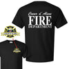 Coeur d'Alene Firefighter Tribute T-Shirt – Memorial Graphic Tee, Soft Cotton Blend Shirt to Support Fire Heroes by Dog Mom Hat