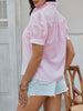 Devine Button Down Striped Short Sleeve Shirt