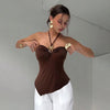 Ultra-feminine Cropped Outerwear Top by My Store