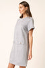Suede Short Sleeve Mini Dress For Women – Soft Suede Dress, Casual Mini Dress, Short Sleeve Suede Dress, Basic Style Dress, Comfortable Suede Dress by Stevvex