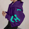 Women’s Zip-Up Printed Sweatshirt – Long Sleeve Casual Jacket by FitiqueFit