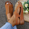 Women’s Summer Wedges – Elastic-Band Fish-Mouth Casual Sandals by FitiqueFit