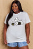 Simply Love Full Size Cat & Pumpkin Graphic Cotton T-Shirt by Simply Love