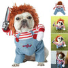 Halloween Pet Costume Pet Dog Funny Clothes Adjustable Dog Cosplay Costume Scary Costume Party Gatherings by My Store