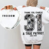 Charlie Kirk American Patriot Sweatshirt – Freedom Graphic Sweatshirt, Unisex Political Apparel by Dog Mom Hat