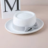 Vintage Bow British Retro Flat Top Hat for Women by FitiqueFit