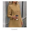 Women’s Elegant Single-Breasted Winter Overcoat by FitiqueFit