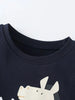 Children's Cartoon Zebra Graphic Short Sleeve T-Shirt by Simply Love