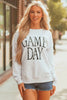 Blue Vintage Washed GAME DAY Graphic Baggy Sweatshirt by Wild and Free Boutique