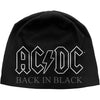 AC/DC Back in Black [Hat] by Rock Band Apparel