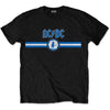 AC/DC Blue Logo & Stripe [T-Shirt] by Rock Band Apparel