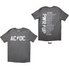 AC/DC Logo PWR-UP EU Tour '24 [T-Shirt] by Rock Band Apparel