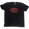 AC/DC Oval Logo Vintage [T-Shirt] by Rock Band Apparel