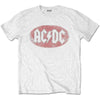 AC/DC Oval Logo Vintage [T-Shirt] by Rock Band Apparel