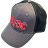 AC/DC Red Logo [Hat] by Rock Band Apparel