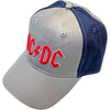 AC/DC Red Logo [Hat] by Rock Band Apparel